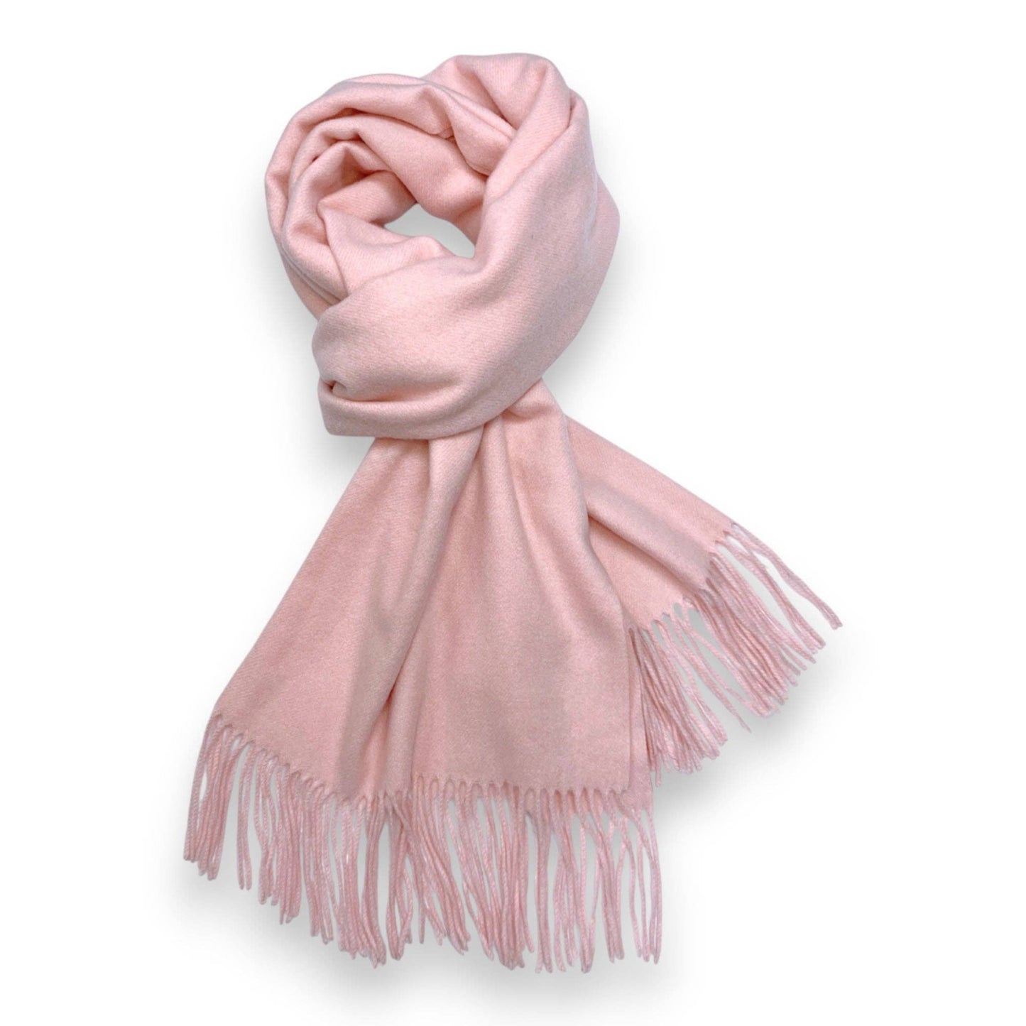 Lili Scarves - Premium Wool Blend Winter Scarf: Red