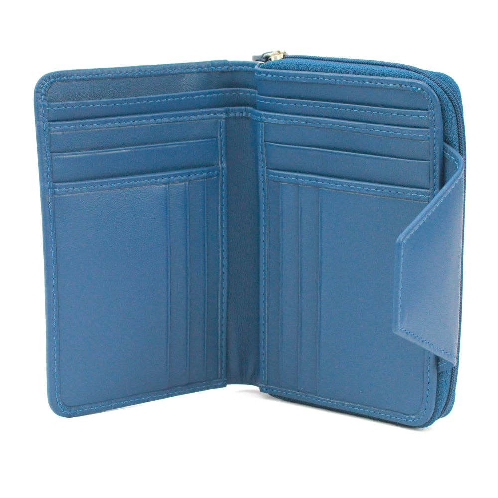 Eastern Counties Leather - Lois Purse: Turquoise