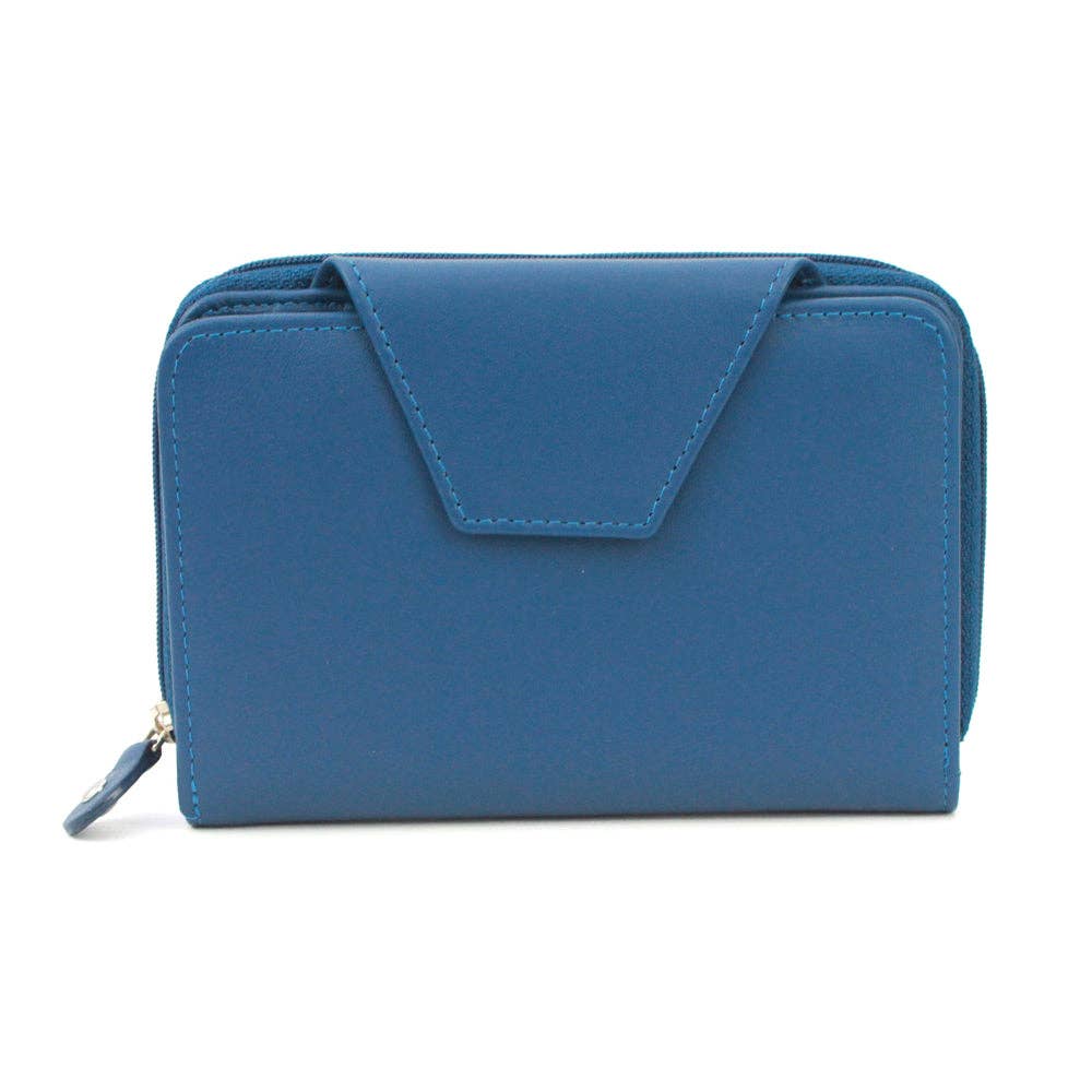 Eastern Counties Leather - Lois Purse: Turquoise