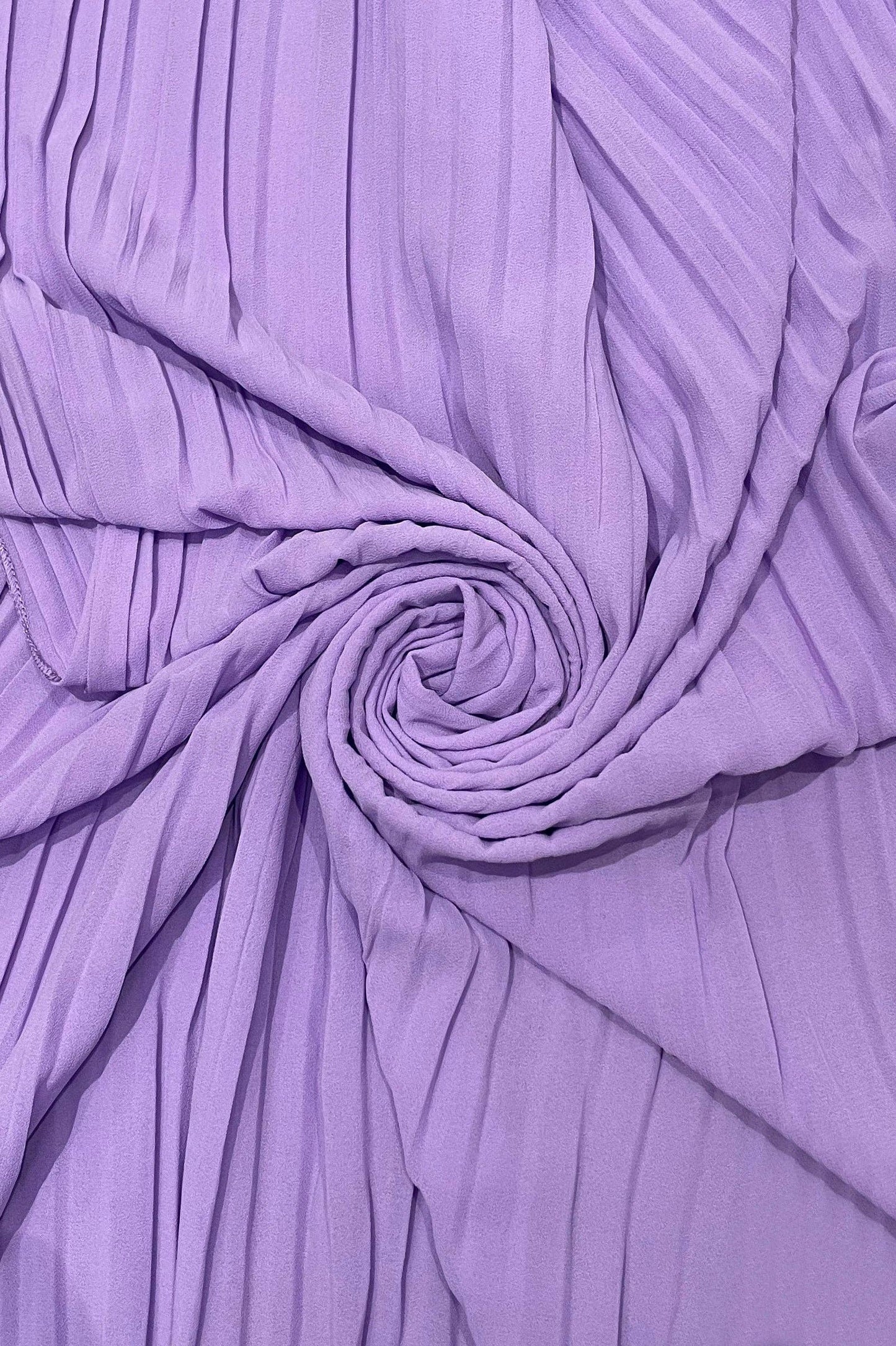 Fashion Scarf World - Plain Pleated Chiffon Cover Up: Red