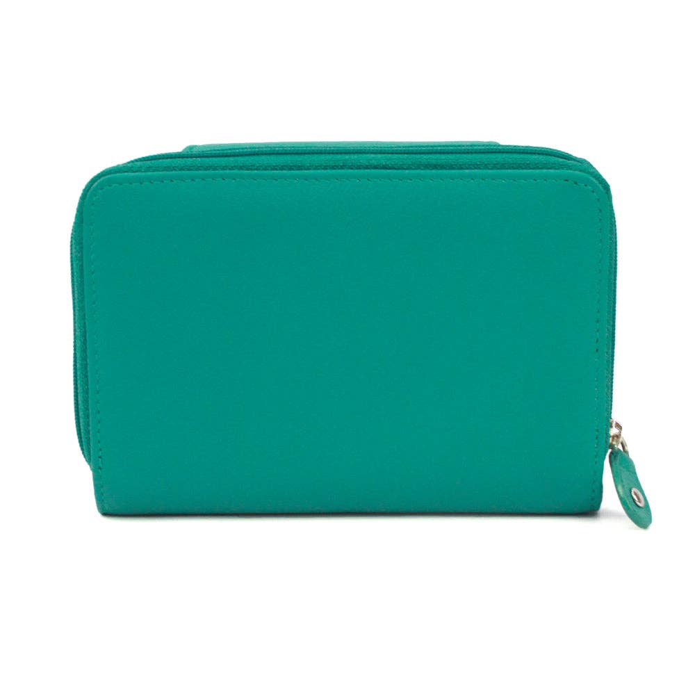 Eastern Counties Leather - Lois Purse: Turquoise