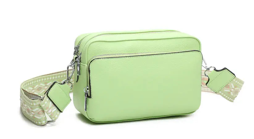 Strathurie - Crossbody Bag with Canvas Strap Rose Violet 0925