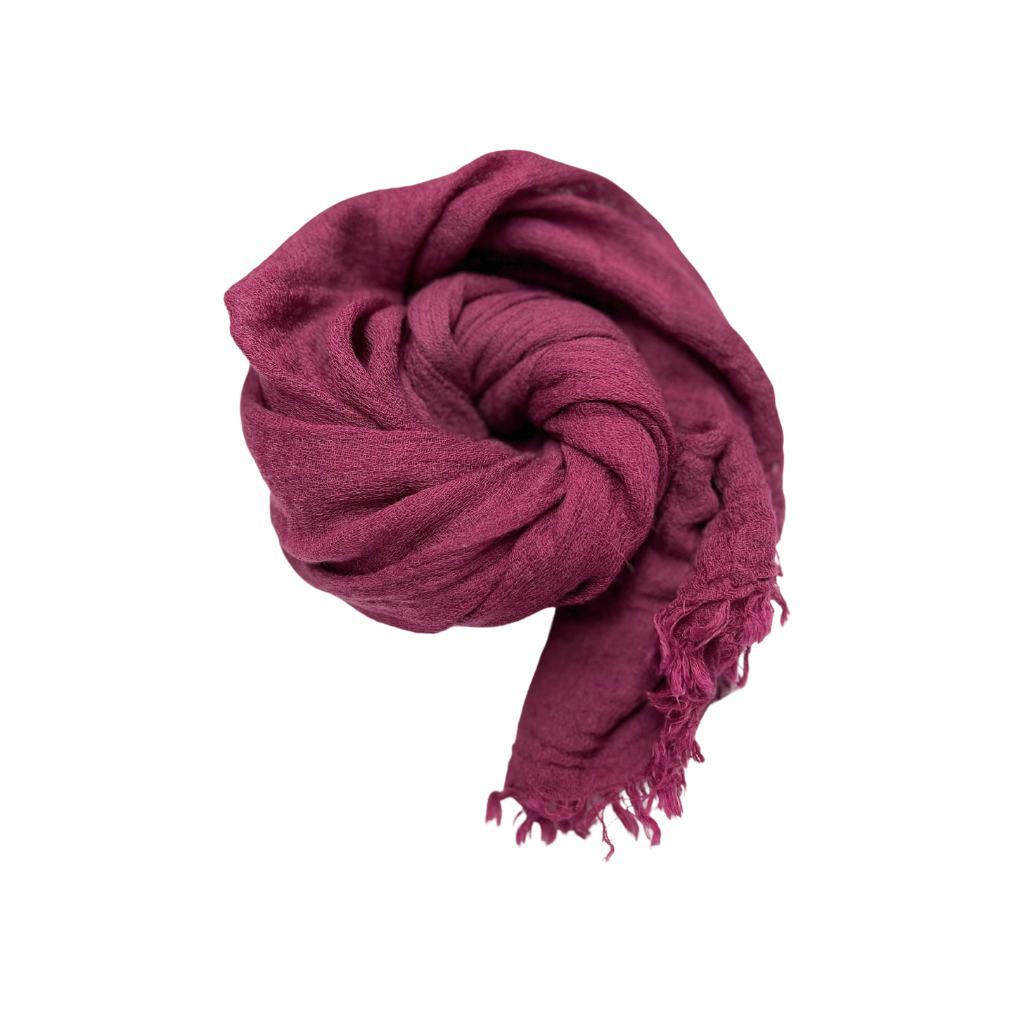 Lili Scarves - Plain Soft Bamboo Scarf: Fuchia