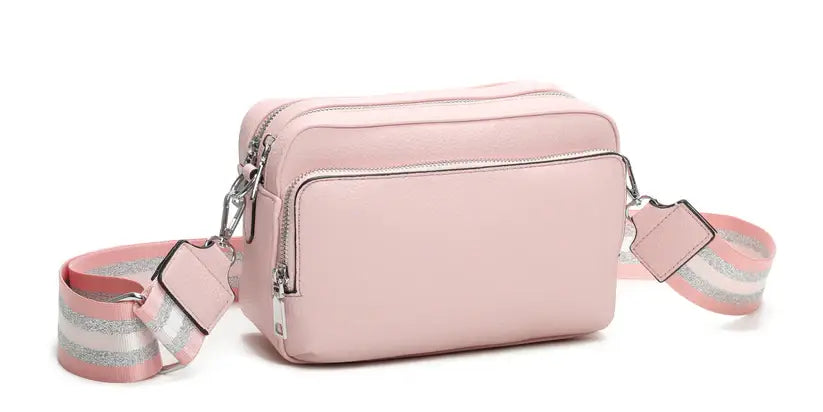 Strathurie - Crossbody Bag with Canvas Strap Rose Violet 0925