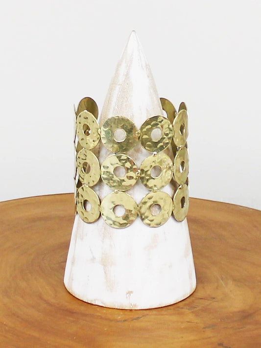 Suzie Blue - BEATEN RING CUFF