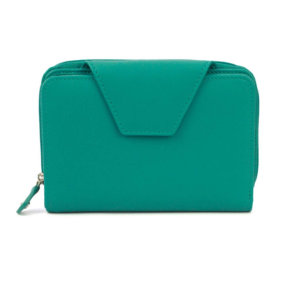 Eastern Counties Leather - Lois Purse: Turquoise