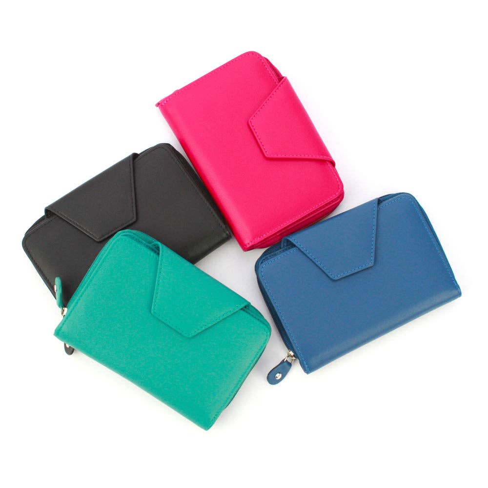 Eastern Counties Leather - Lois Purse: Turquoise