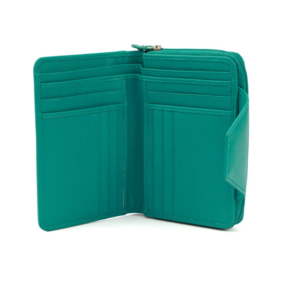 Eastern Counties Leather - Lois Purse: Turquoise