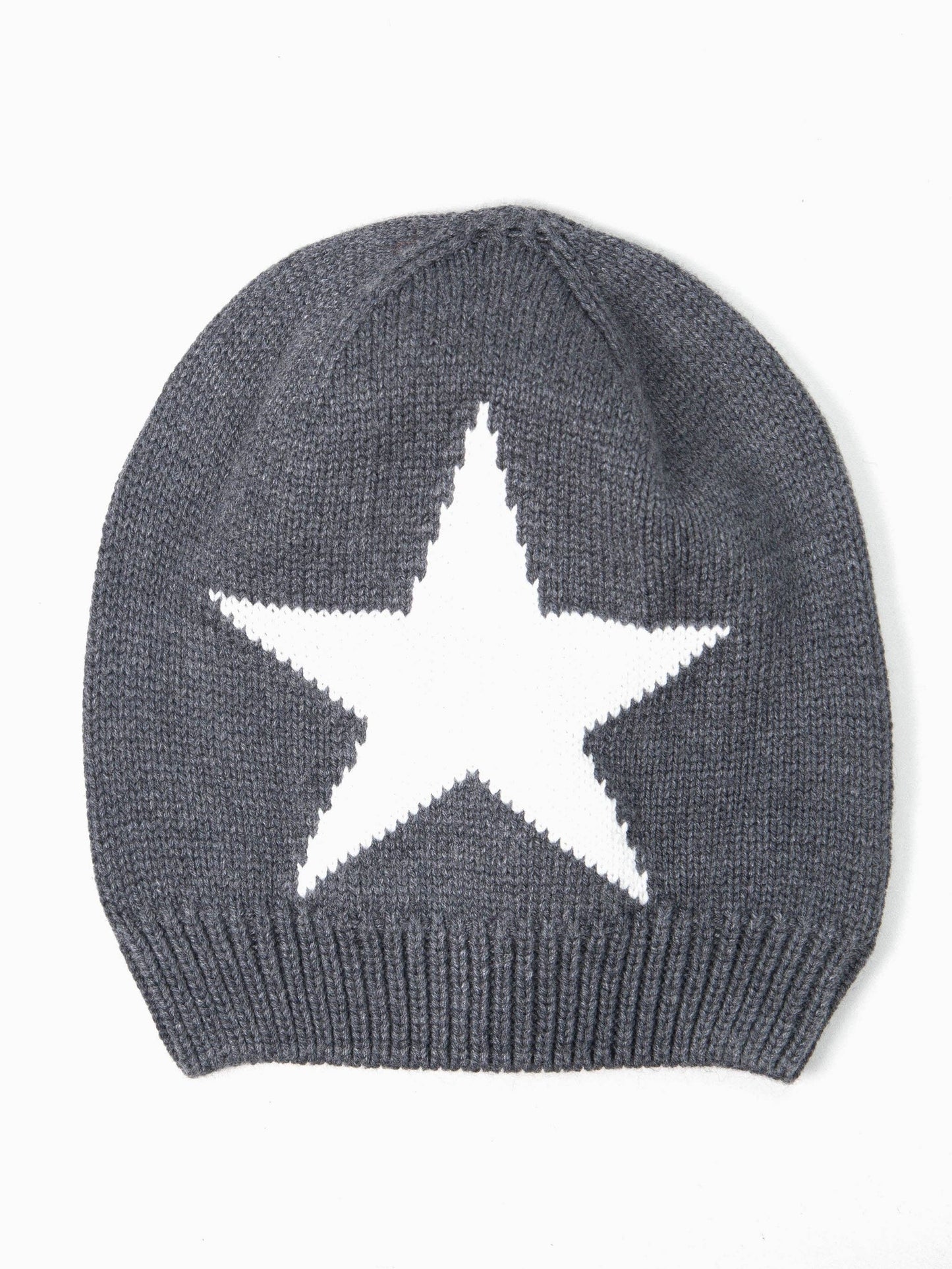 Sarta Accessories - Skylar Beanie Hat - Dark Grey, Star: One-size