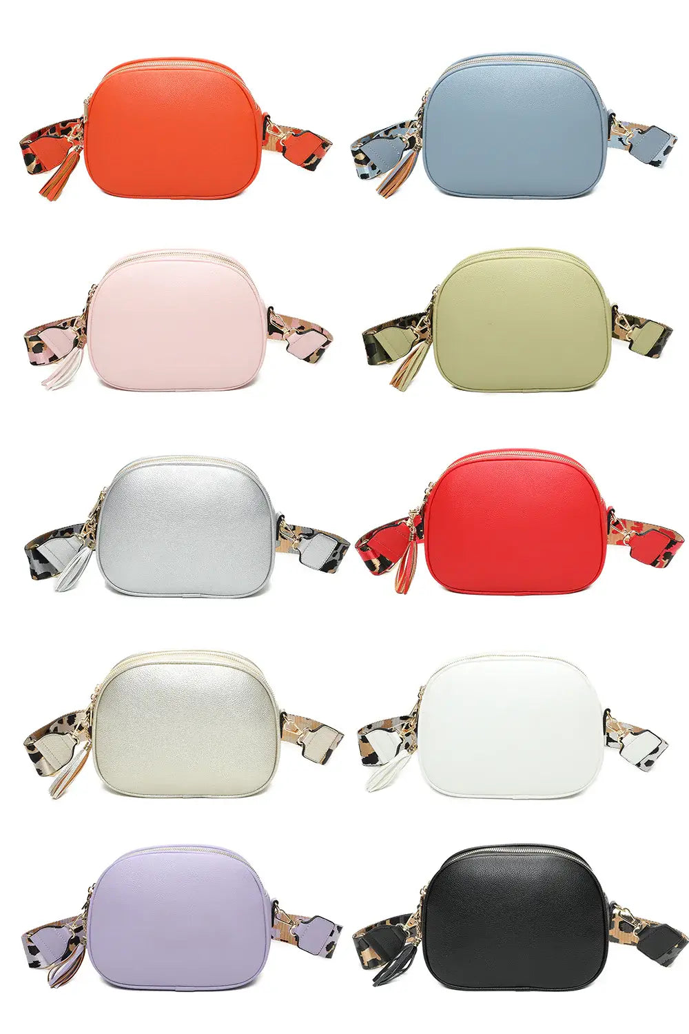 Strathurie - PU Camera Bag 3 Zip 706-S Orange