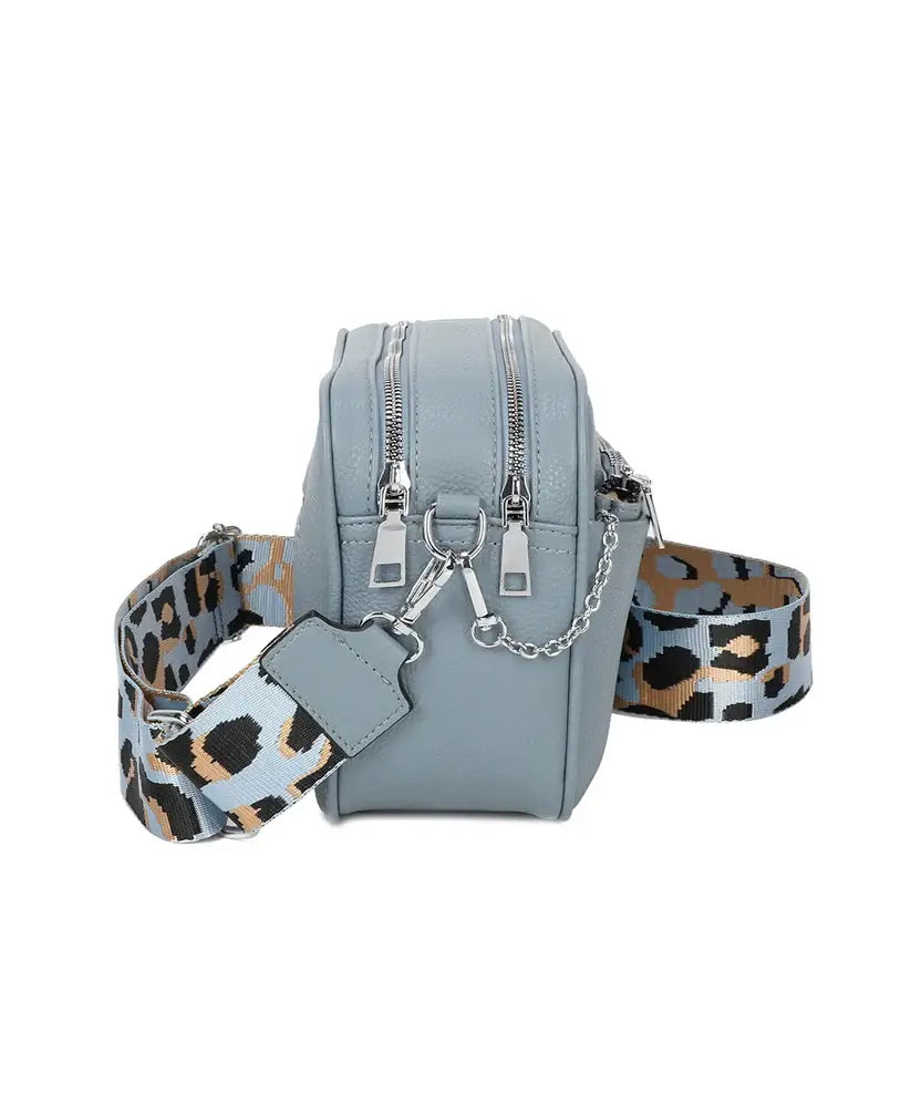 Strathurie - Crossbody Bag with Canvas Strap Sky Blue 505