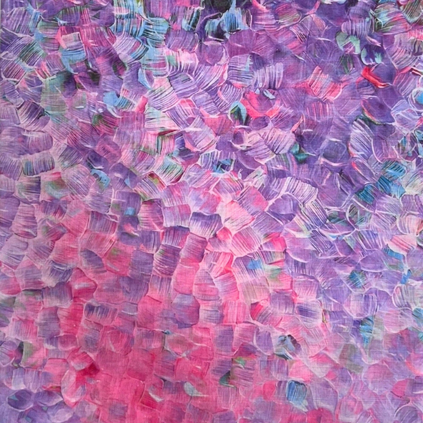 Lili Scarves - Vibrant Mosaic Print Scarf: Green