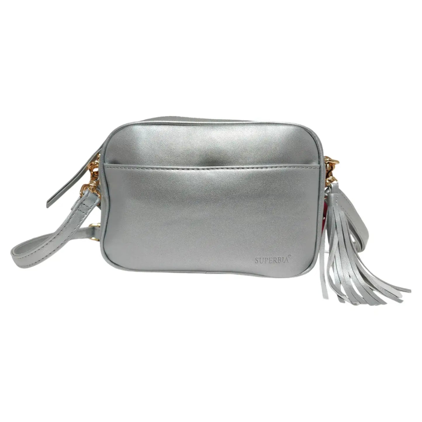 Soft Pu Camera Bag Cross Body Bag with Front Pocket Mink