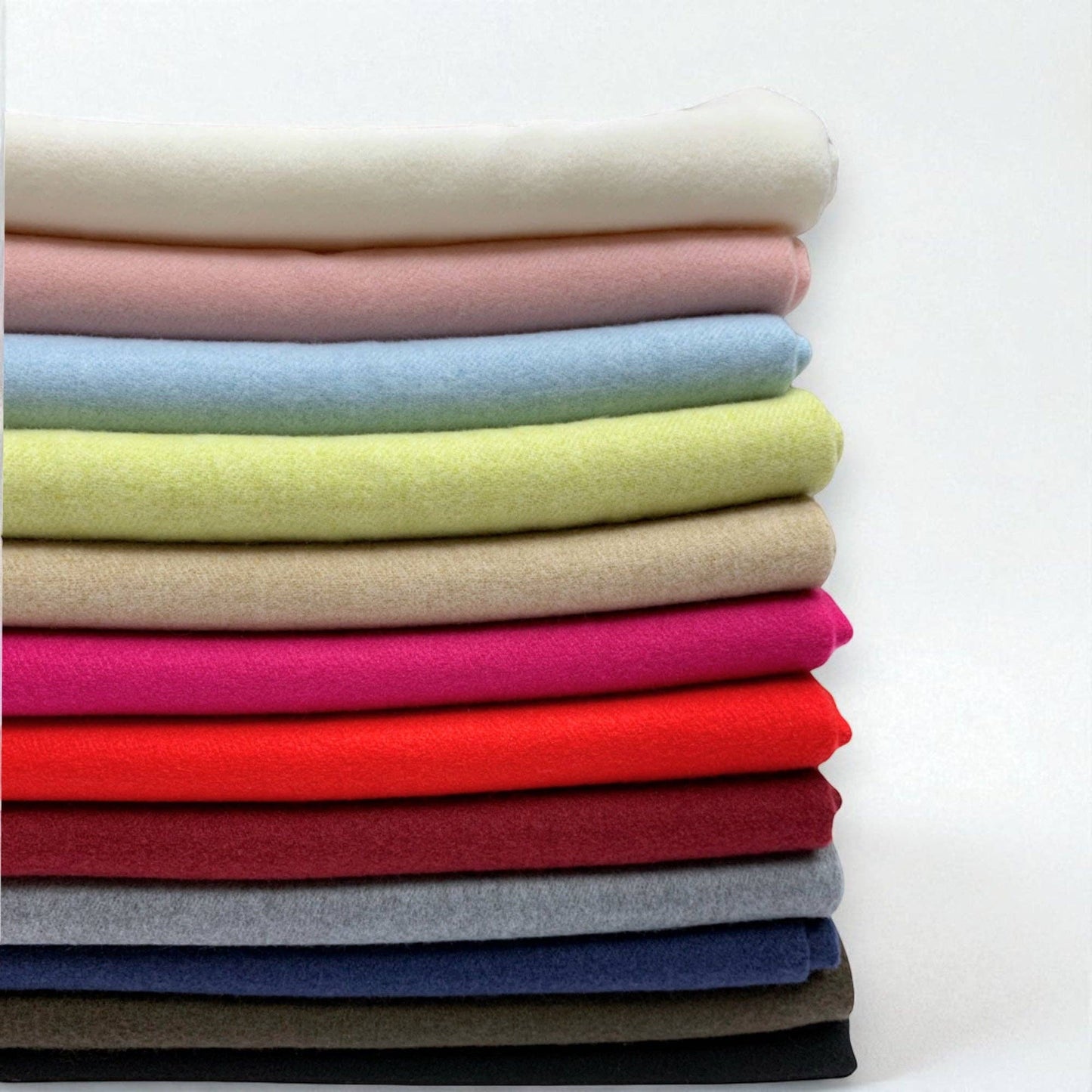 Lili Scarves - Premium Wool Blend Winter Scarf: Red