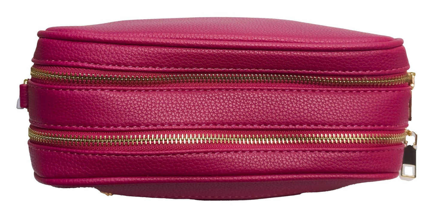 Strathurie - Fuchsia Box Camera Bag 2 Zip 6603