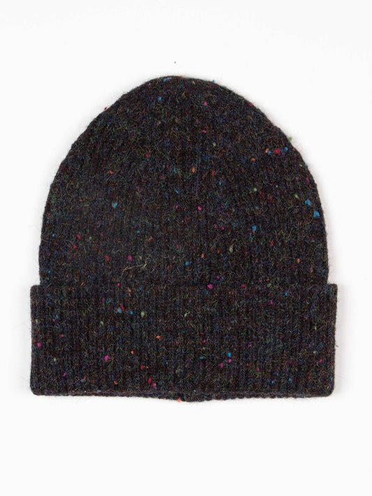 Sarta Accessories - Lainey Beanie Hat - Black, Marl Knit: One-size