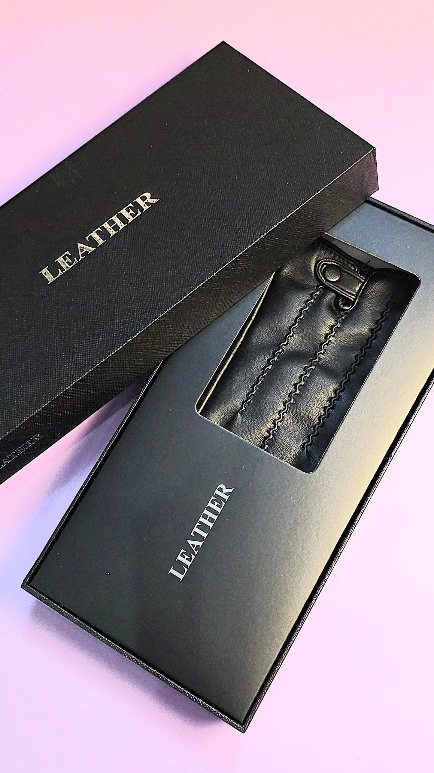 Arya Jewellery Wholesale - Real Leather Boxed Bow Gloves: L