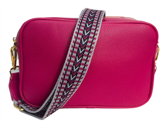 Strathurie - Fuchsia Box Camera Bag 2 Zip 6603