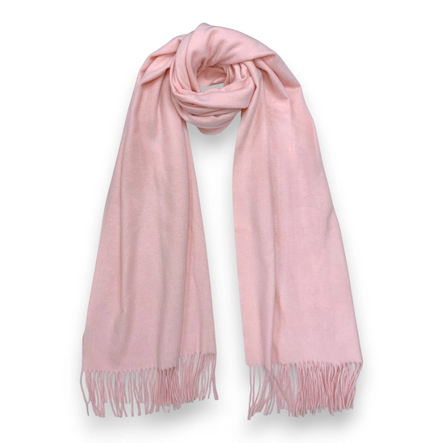 Lili Scarves - Premium Wool Blend Winter Scarf: Red
