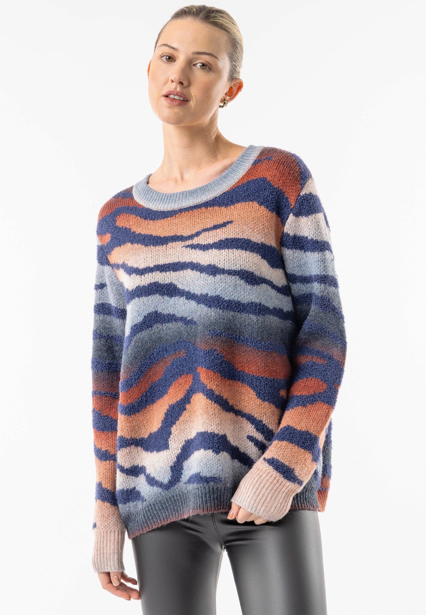 ANGELEYE - Californian Crew Neck Knit Jumper: California / M