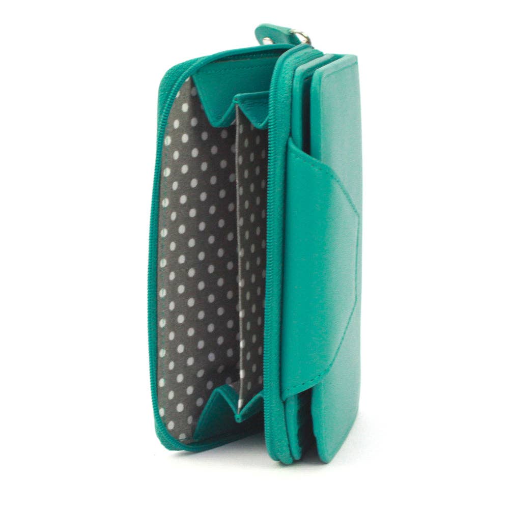 Eastern Counties Leather - Lois Purse: Turquoise