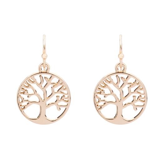 D&X Ltd - Eternal Hook Earrings: Rhodium Silver