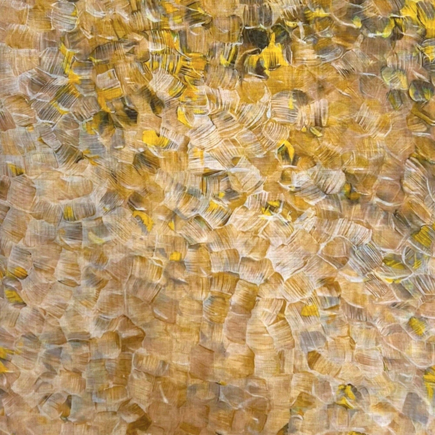 Lili Scarves - Vibrant Mosaic Print Scarf: Green