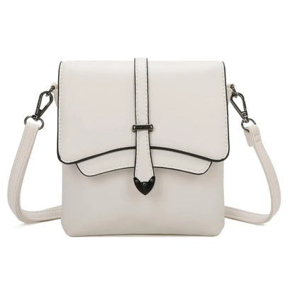 Superbia - Small 3 Compartment Retro Cross Body Bag Shoulder Bag-9129: Pink