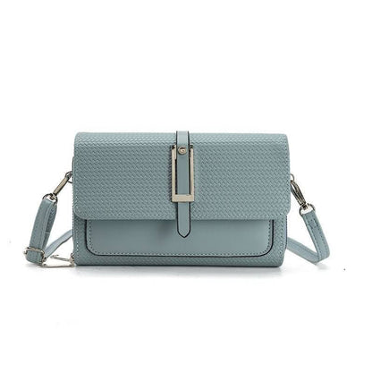 Silver-toned Classic Flap Over 2 Zipper Mobile Bag Essential: Taupe