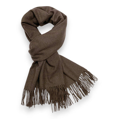 Lili Scarves - Premium Wool Blend Winter Scarf: Red