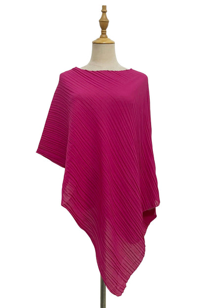 Plain Pleated Chiffon Cover Up: Pistachio