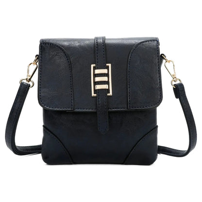 Superbia - Small Front Flap 2 Compartment Cross Body Bag Shoulder Bag: Green