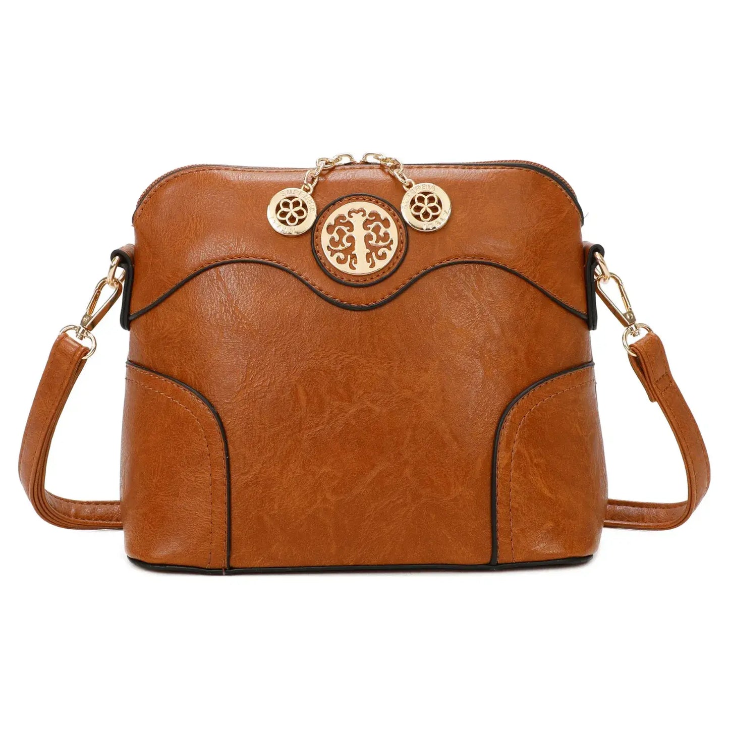 Superbia - Small Square Cross Body Bag Shoulder Bag -9122: White