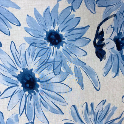 Lili Scarves - Big Daisy Print Scarf: Green