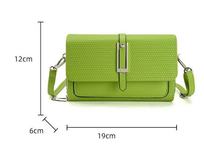 Superbia - Silver-toned Classic Flap Over 2 Zipper Mobile Bag Essential: Pink