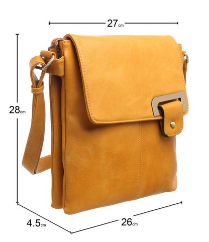 Bessie London - CLASSIC BESSIE TRAVEL CROSSBODY: TAN