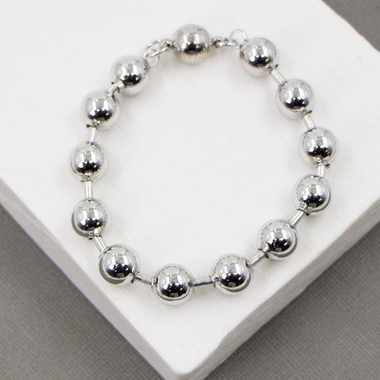 Tempest Designs - Substantial ball bracelet with magnetic clasp