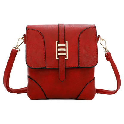 Superbia - Small Front Flap 2 Compartment Cross Body Bag Shoulder Bag: Green