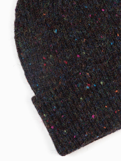 Sarta Accessories - Lainey Beanie Hat - Black, Marl Knit: One-size