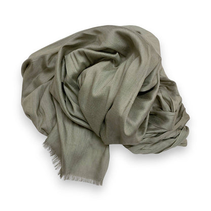 Lili Scarves - Pure Modal Plain Scarf - 27 Colours: Dark Green