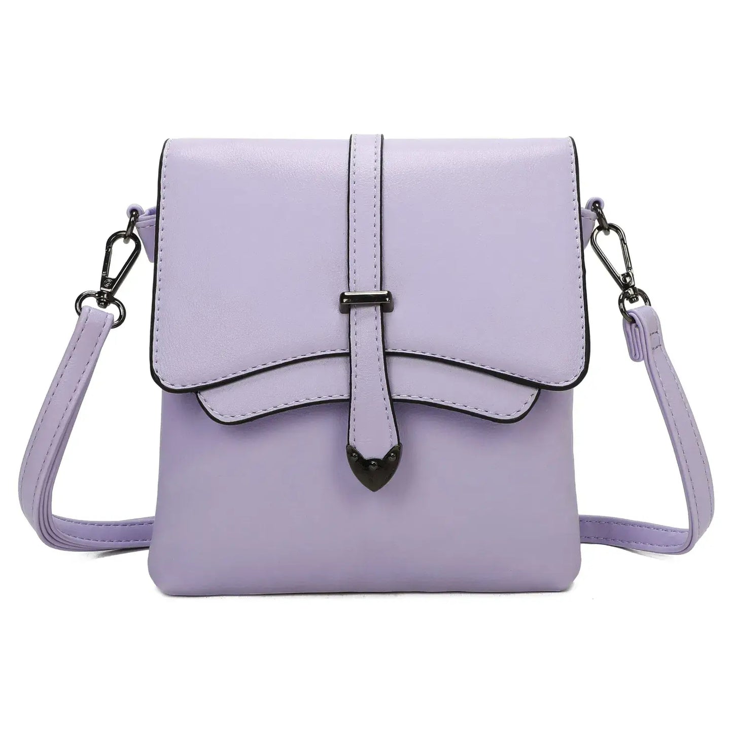 Superbia - Small 3 Compartment Retro Cross Body Bag Shoulder Bag-9129: Pink