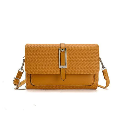 Superbia - Silver-toned Classic Flap Over 2 Zipper Mobile Bag Essential: Pink