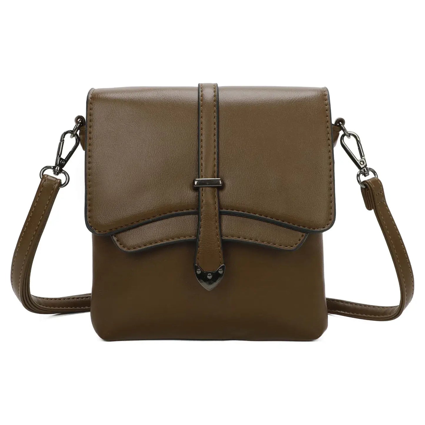 Superbia - Small 3 Compartment Retro Cross Body Bag Shoulder Bag-9129: Cream