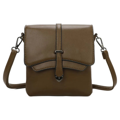 Superbia - Small 3 Compartment Retro Cross Body Bag Shoulder Bag-9129: Cream