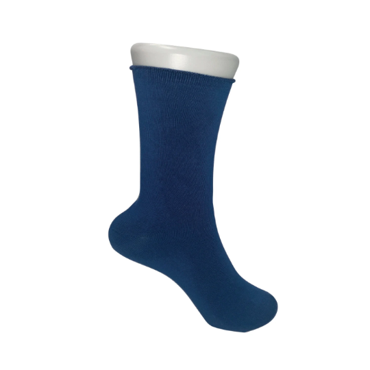 Urban Eccentric - CLEARANCE Unisex Bamboo Comfort Roll Top Socks: White / 6-11