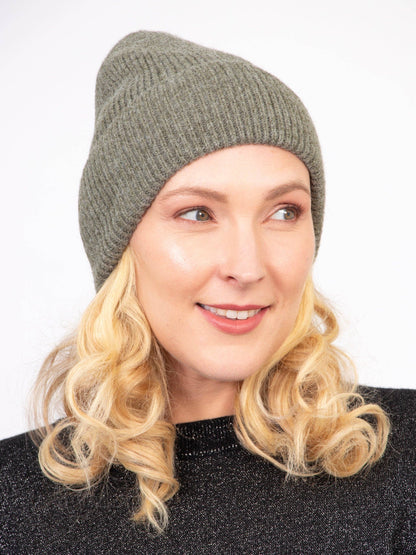 Sarta Accessories - Noelle Beanie Hat - Khaki: One-size