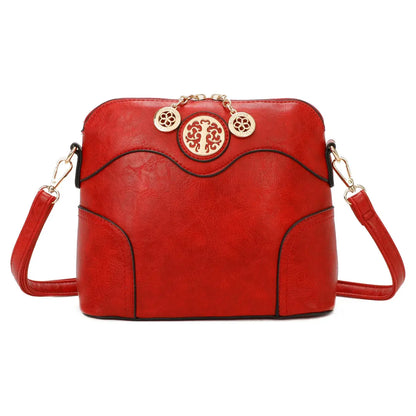 Superbia - Small Square Cross Body Bag Shoulder Bag -9122: White