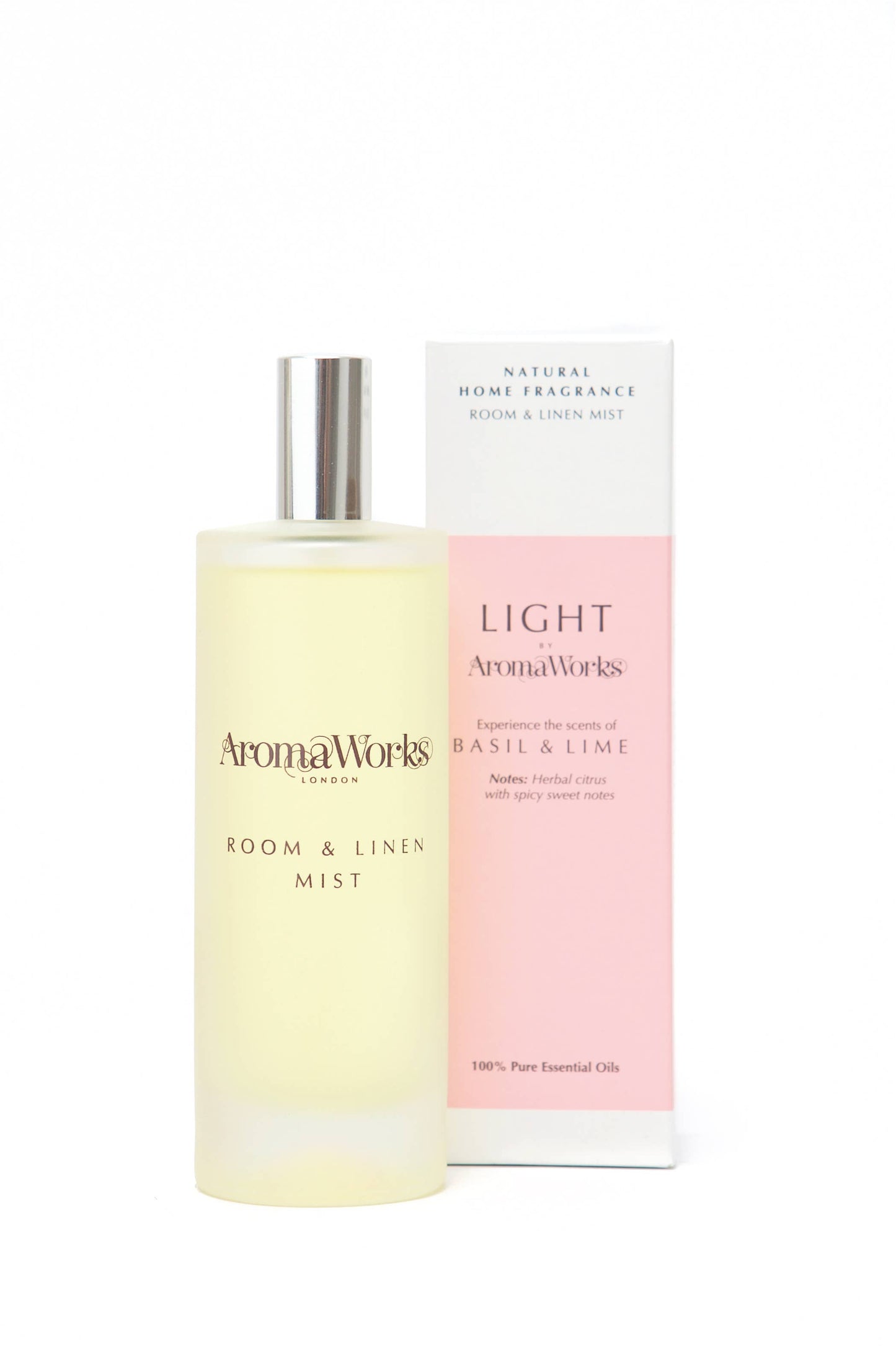 Wax Lyrical UK - Aromaworks Light Room & Linen Mist, 100ml: Mandarin & Vetivert