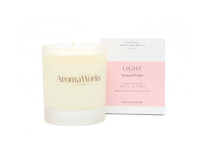 Wax Lyrical UK - Aromaworks Light Candle, 30cl: Spearmint & Lime