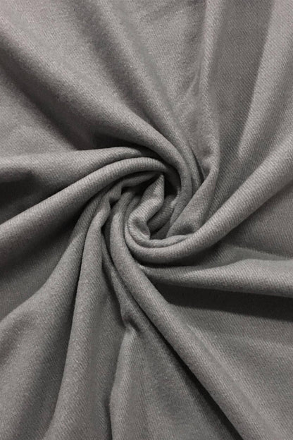 Fashion Scarf World - Plain Wool Pom Pom Scarf: Dark Green